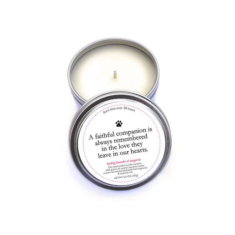 Pet Memorial Candle