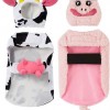 Bundle: Frisco Happy Cow Costume + Pig Dog & Cat Costume, XX-Large