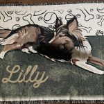 Cay on Lilly Throw